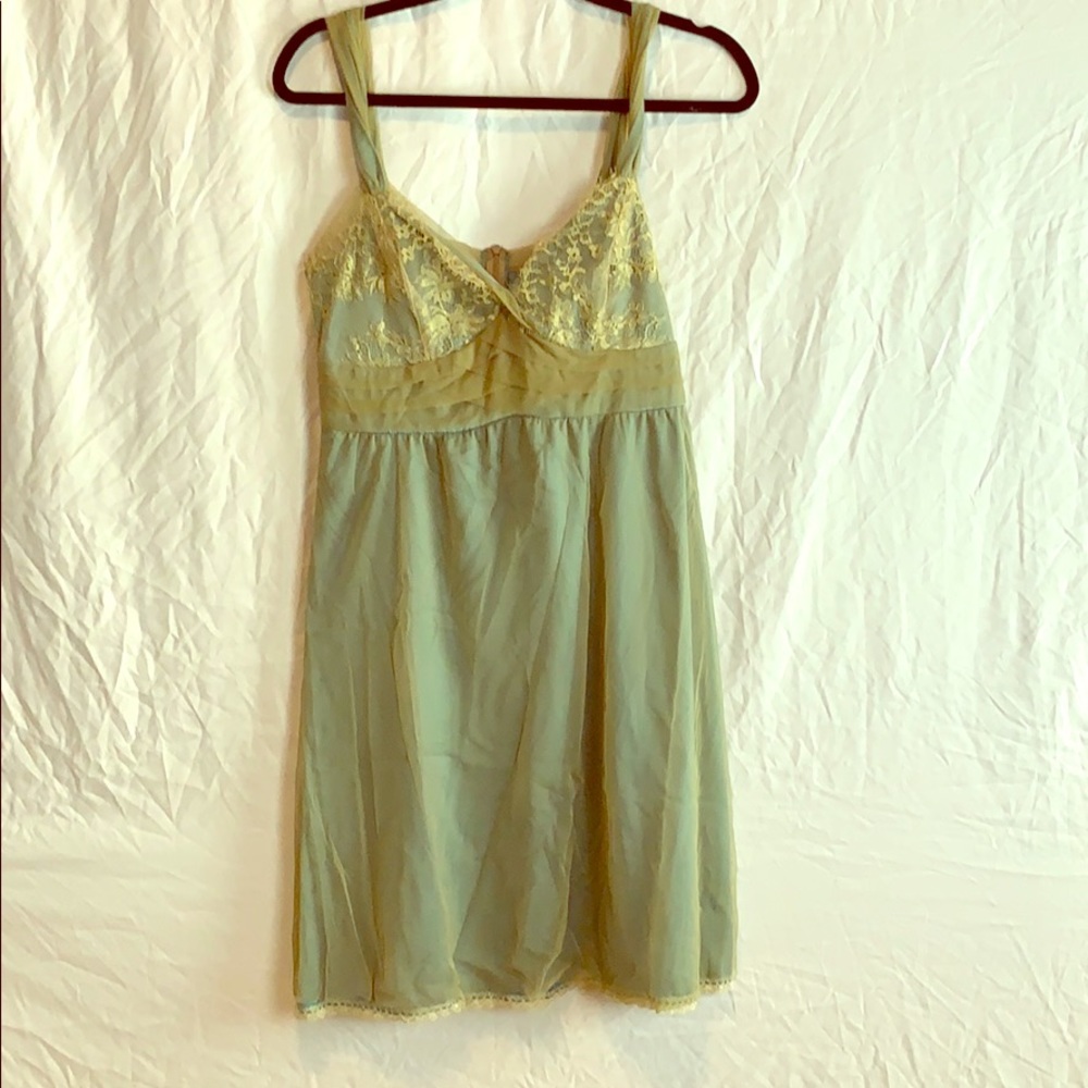 Gorgeous lace and silk cocktail dress